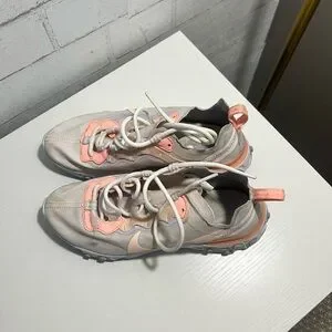Nike React Element 55 Sneakers - Beige and Peach